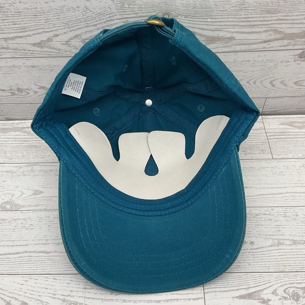 Time and Tru Women's Pool Please Teal Baseball Cap One Size Cotton - Picture 8 of 8